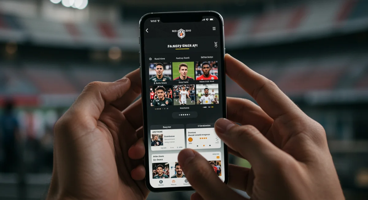 Aplicativo de celular de um clube de futebol brasileiro com conteúdo personalizado, estatísticas em tempo real e programa de fidelidade, exemplificando a estratégia de personalização.