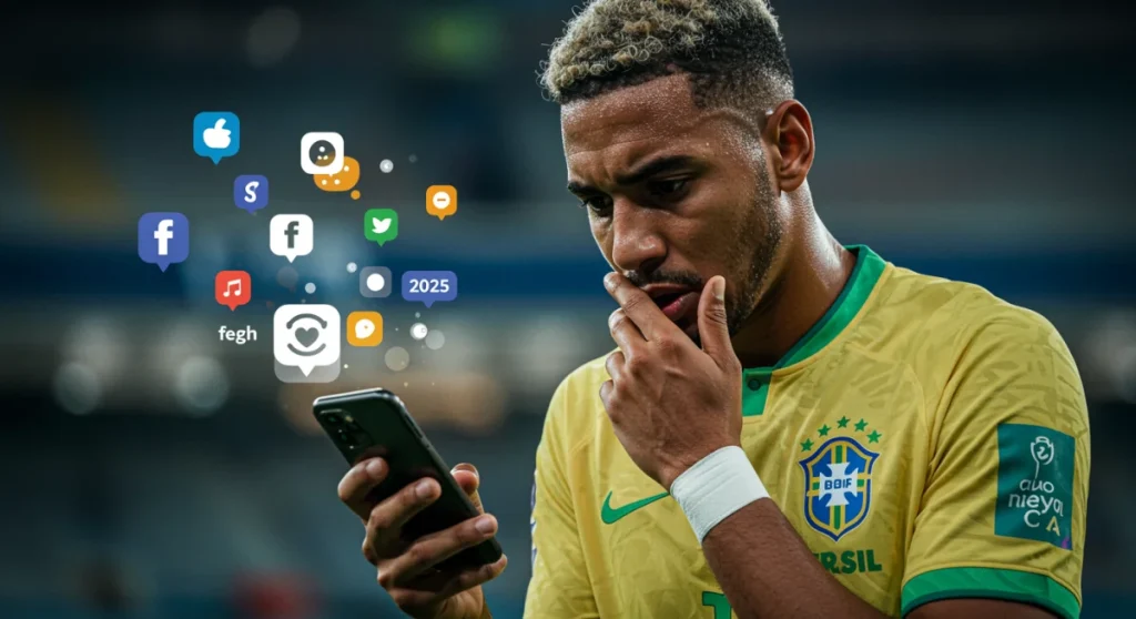 Redes sociais e jogadores brasileiros: gestão de crise em 2025